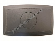 Top plate complete with cover smoke outlet, Black Paint (BP)