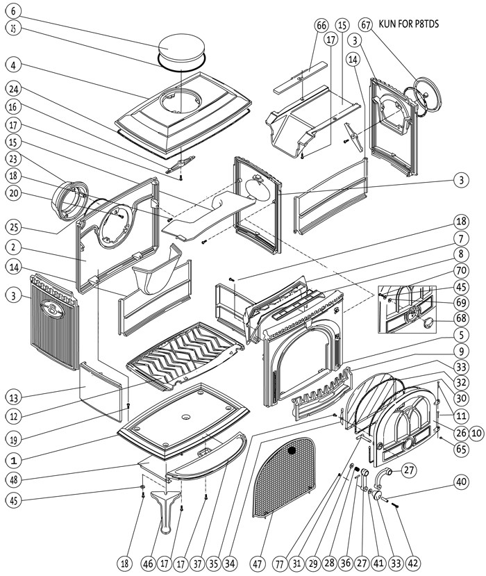 Jotul Series 8 Parts List And Diagram Reviewmotors.co