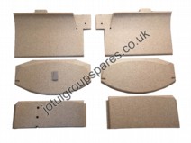 Compl. Kit burn chamber plates incl. baffles for Scan 64/65 without side windows