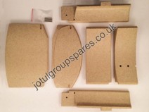 Compl. Kit burn chamber plates incl. baffles for Scan 64/65 with side windows