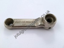 Handle for door, straight, nickel plated