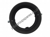 Smoke outlet, dripless 125mm dia UK F100 Black Paint (BP)