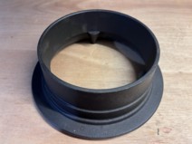 Smoke outlet, complete 150/175mm F3 TD/F8 Black Paint (BP)