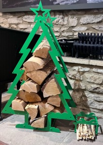 Christmas Tree Log Holder